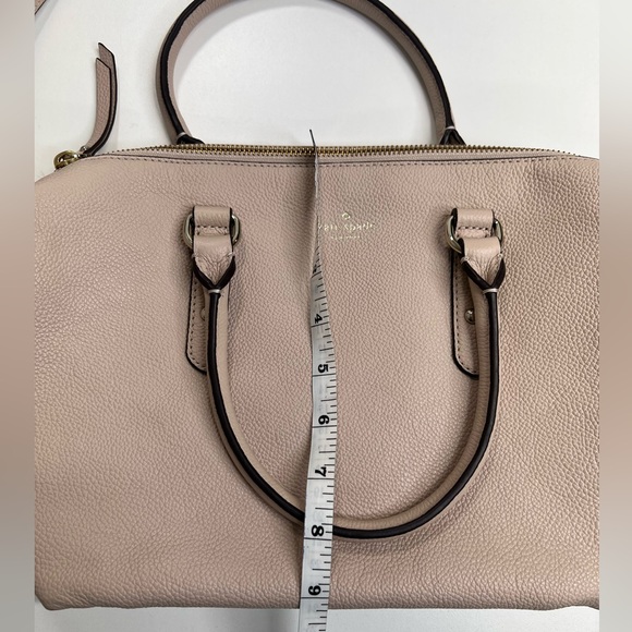 Kate Spade New York Larchmont Avenue Studded Mini Layla Satchel in Warm Beige - Picture 7 of 15